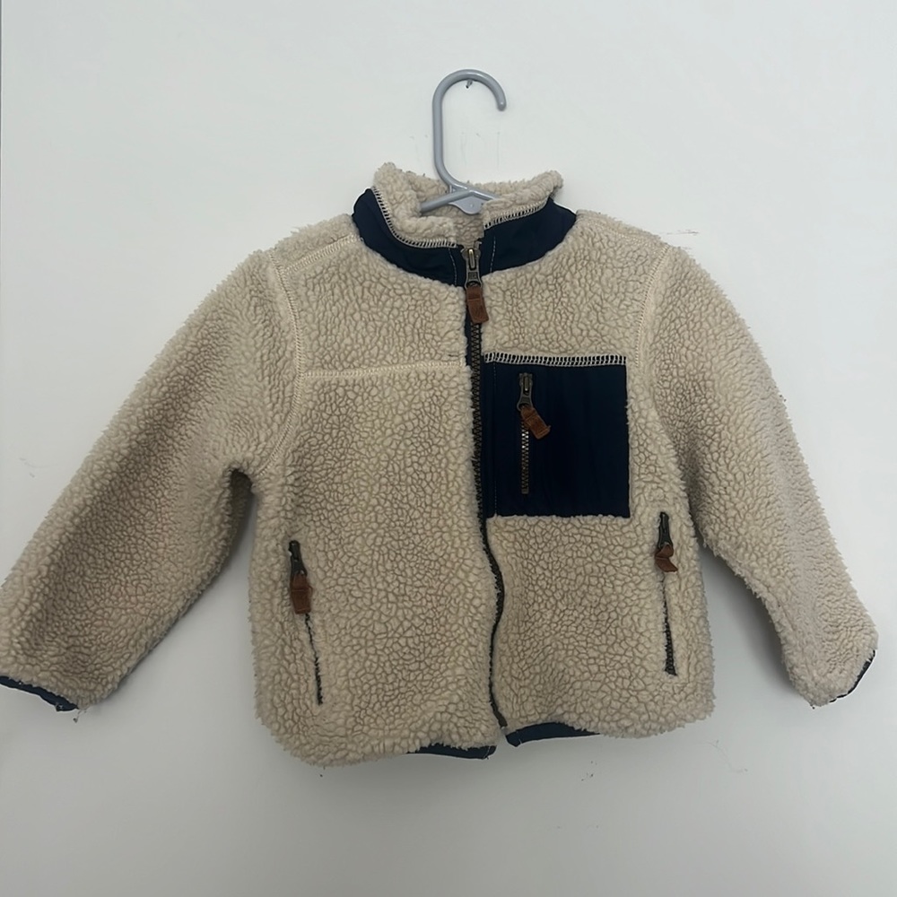Carters 24 months tan and navy jacket